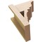 Ekena Millwork 8-in W x 12-in D x 16-in H Balboa Trad Rough Cedar Woodgrain TimberThane Outlooker, Primed Tan OUTUR080X12X16BOA04RCPR - alternate 6
